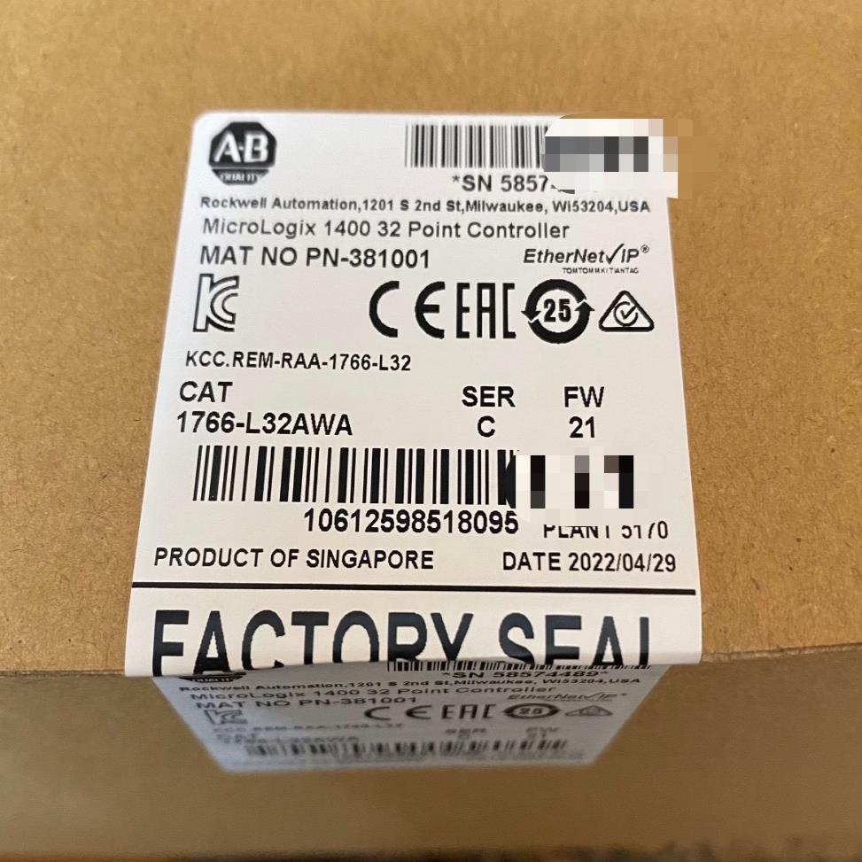 1766-L32AWA 全新AB原装PlC现货 议价