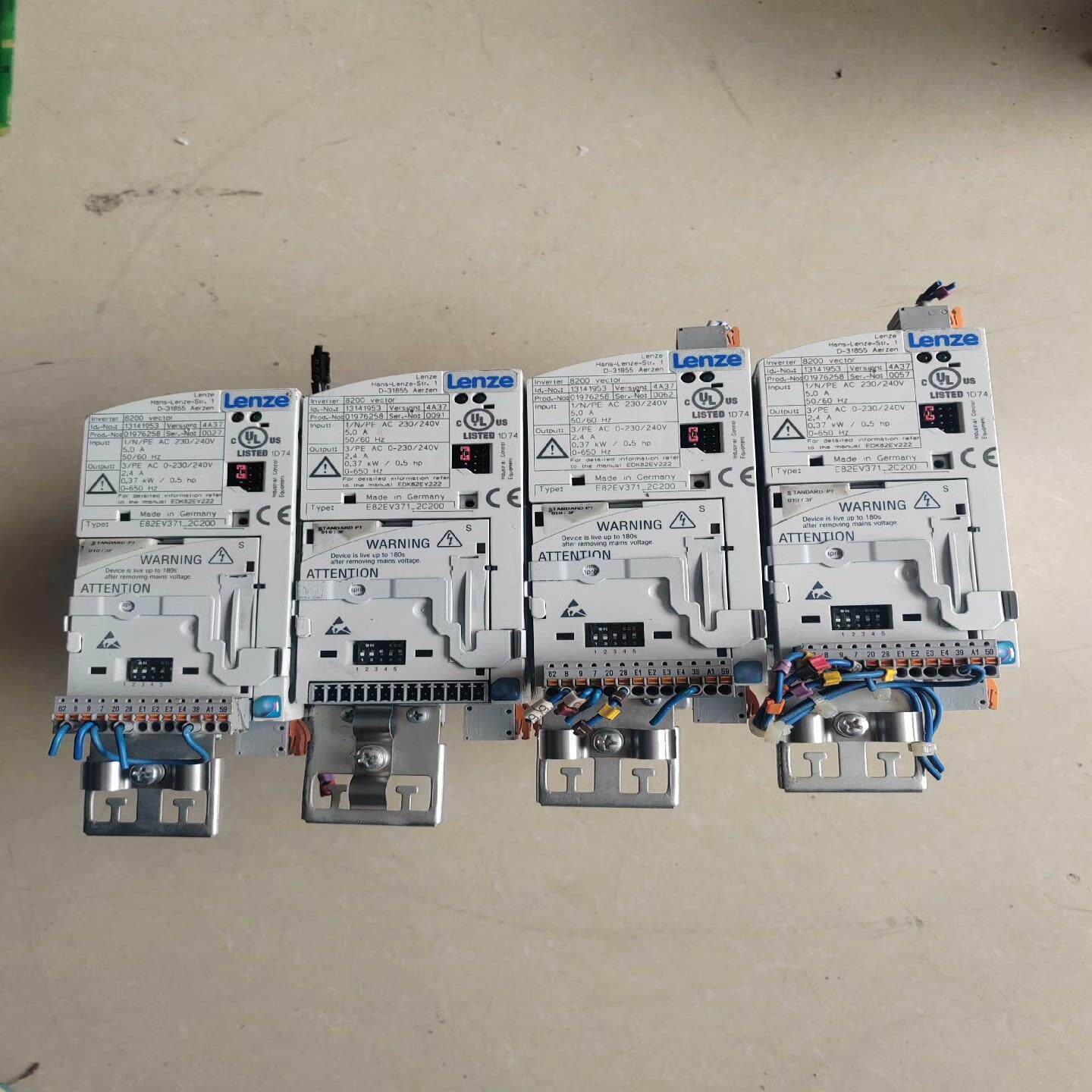 （设备配件），E82EV371C，伦茨变频器0.372Lenzek-处理