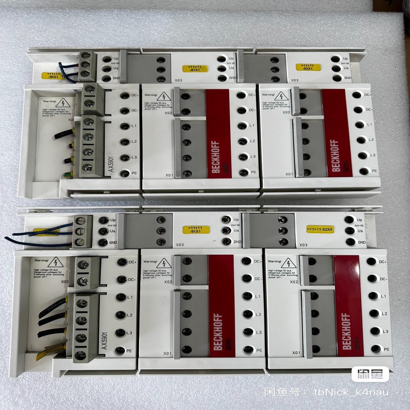 [德峰] 接线板AX5901驱动AX5911实图包好倍福伺服功能