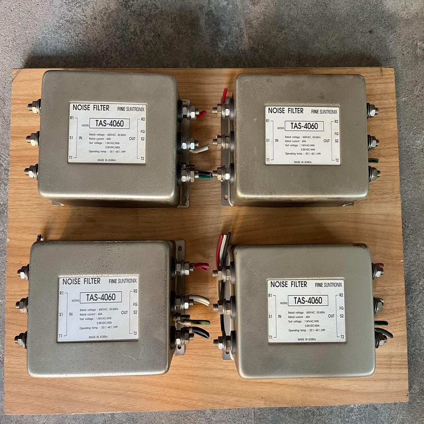 NOISE FILTER电源滤波器，TAS-4060，共计4