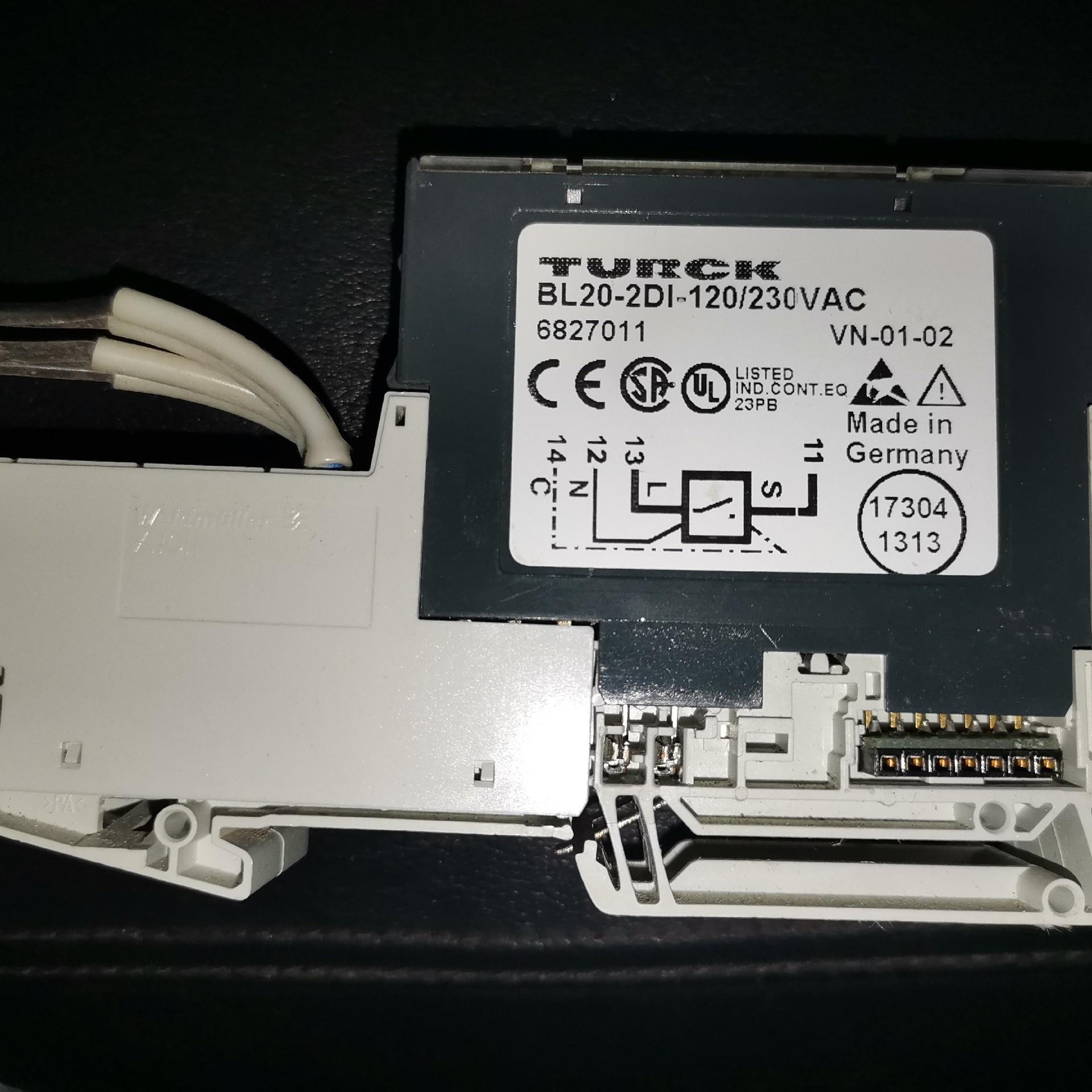TURCK BL20-2DI 120/230VAC