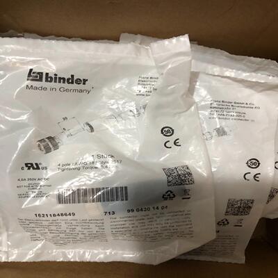 Binder宾德9904301404 M12连接器16211