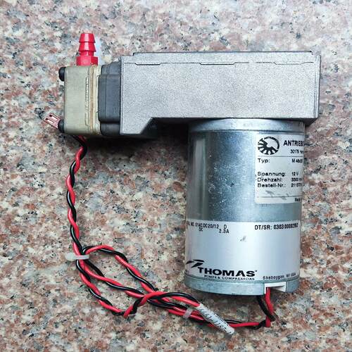 拆机美国THOMAS托马斯直流真空泵/吸锡泵 12V 2.3