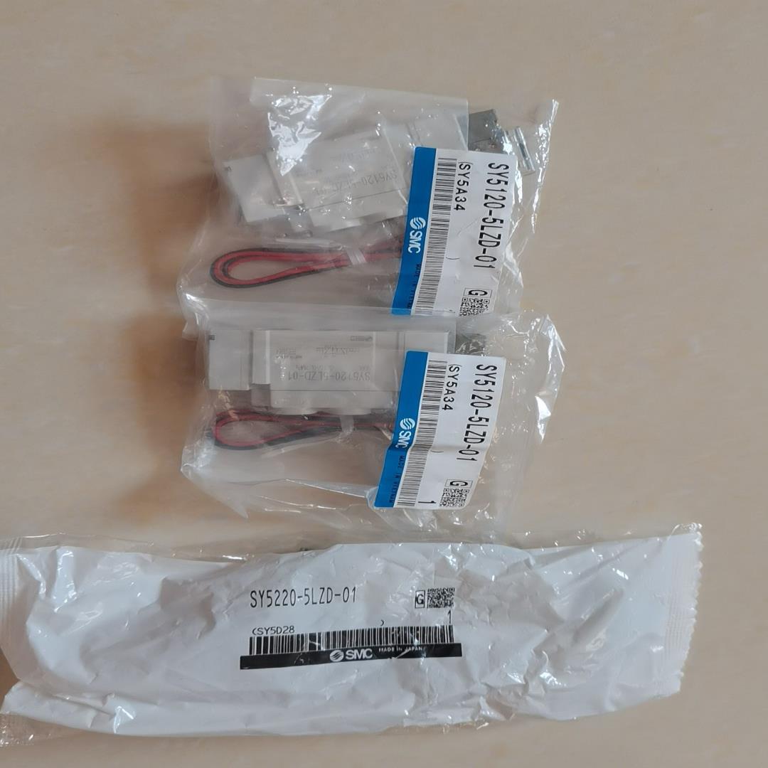 SMC电磁阀SY5120-5LZD-01有2个SY5220-