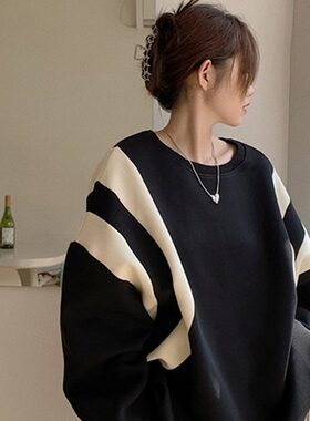 BN黑色高品质卫衣女春秋