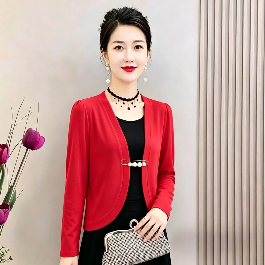 福利【送胸针】新款2026冰丝披肩开衫薄款透气春夏季精致女人款