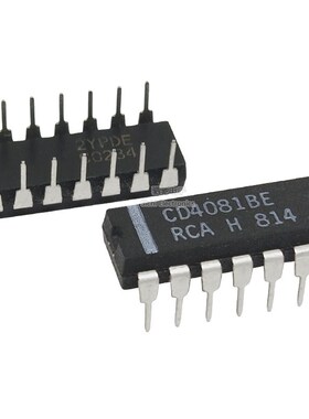 全新原装 CD4081BE DIP-14 四2输入端与门 CD4081 直插