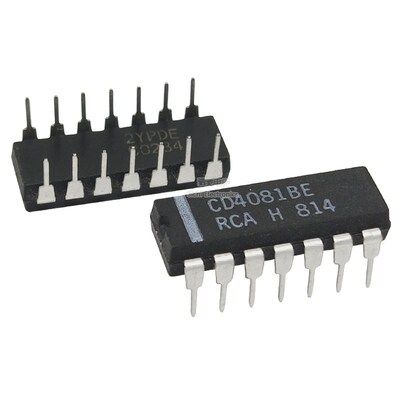 全新原装 CD4081BE DIP-14 四2输入端与门 CD4081 直插