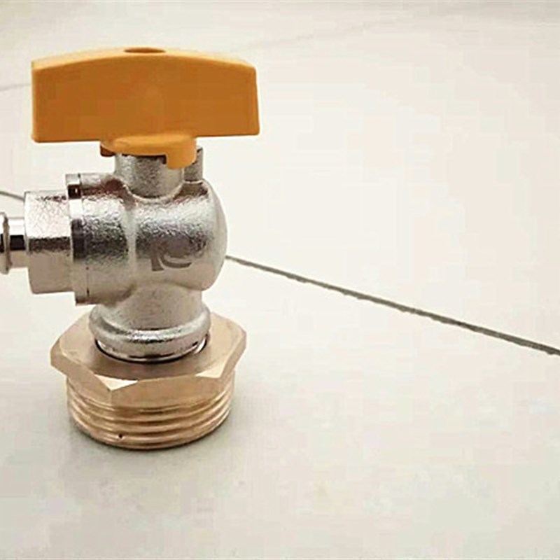 地热分水器全铜加厚堵头地暖放水阀门暖气片排气放水软管开关包邮