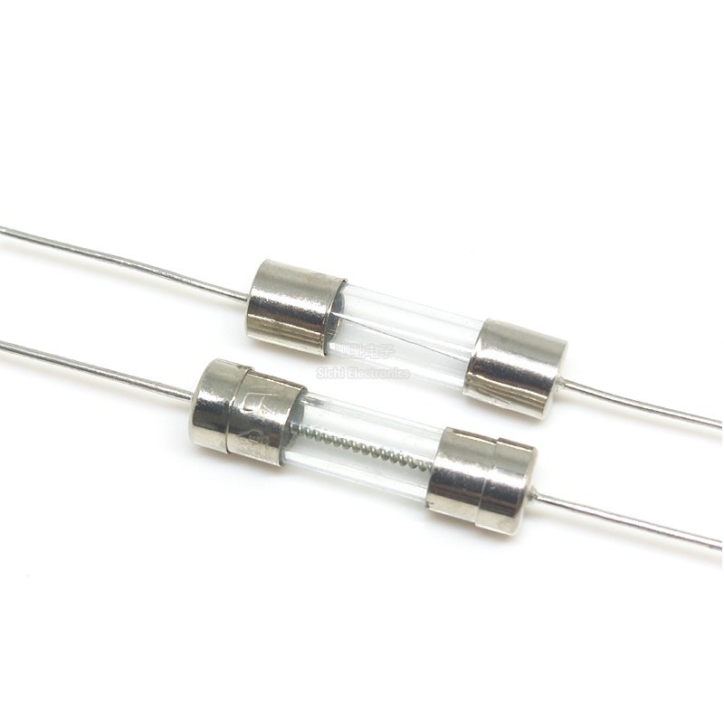 5*20MM带引脚 玻璃保险管丝保险管250V 1A2A3A5A6A8A10A15A快慢断