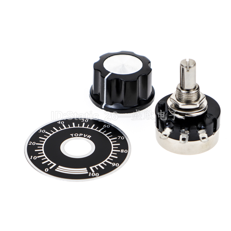 RV24YN 20S 变频器单圈调速电位器 2W 1K2K 5K 10K20K 100K 500K