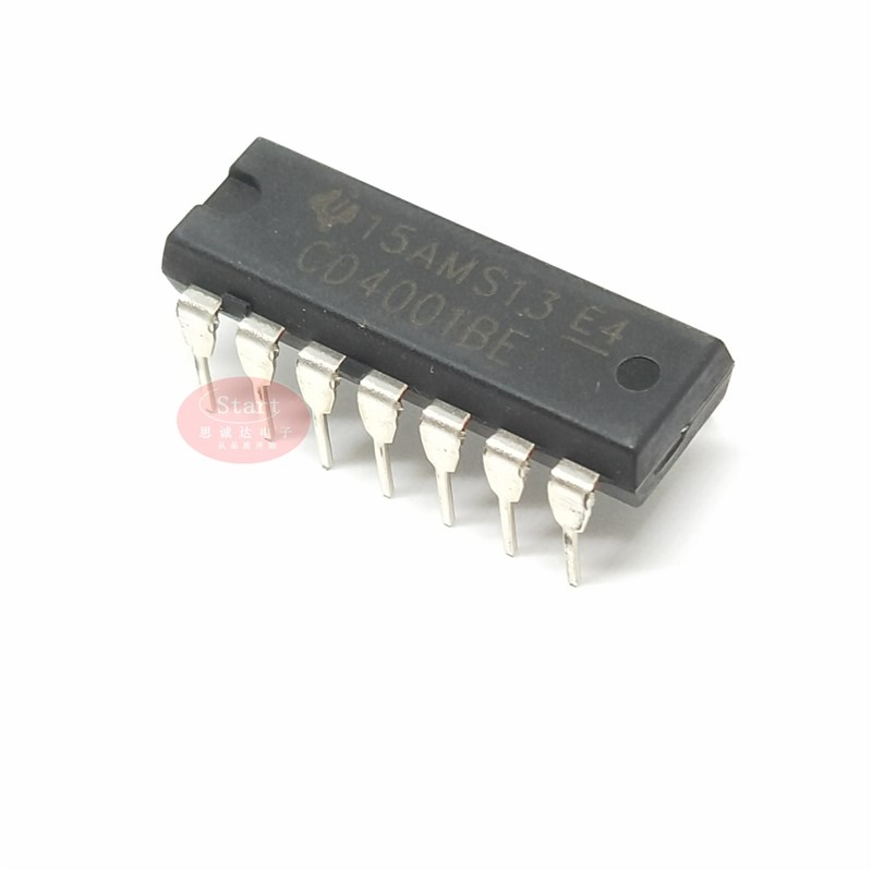 CD4001BE DIP-14 全新正品 四2输入或非门 CD4001直插