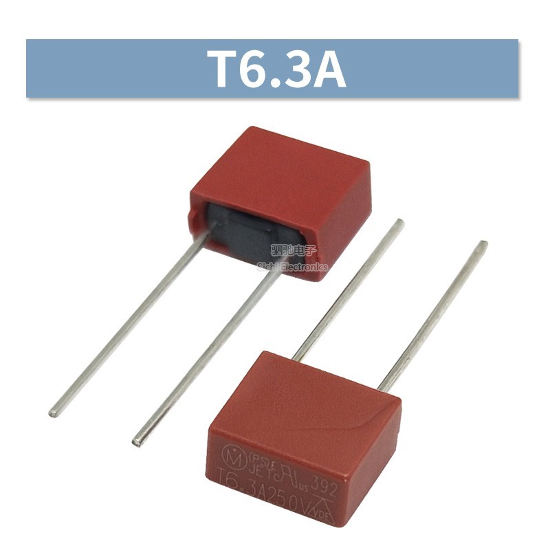 392方形保险丝T500mA 1A 2A 2.5A 3.15A 4A 5A 6.3A 250V电源保险