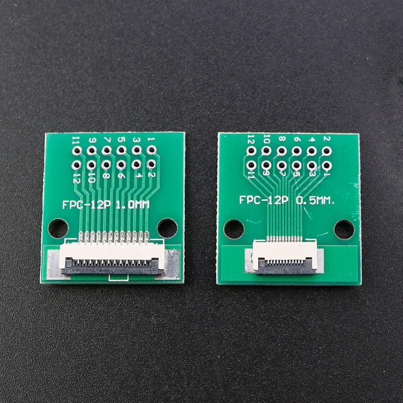 1.0/0.5mm间距 FPC6 8 10 12 15 16 20 24 30Pin转接板转2.54直插