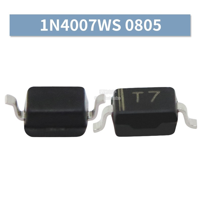 1N4007W 1N4007WS 1206 0805贴片整流二极管 1N4007 丝印 A7 T7