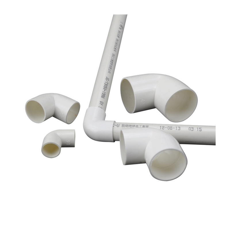 PVC电线管弯头16 20 25 32 40PVC电工配件电线管接头90度弯头包邮