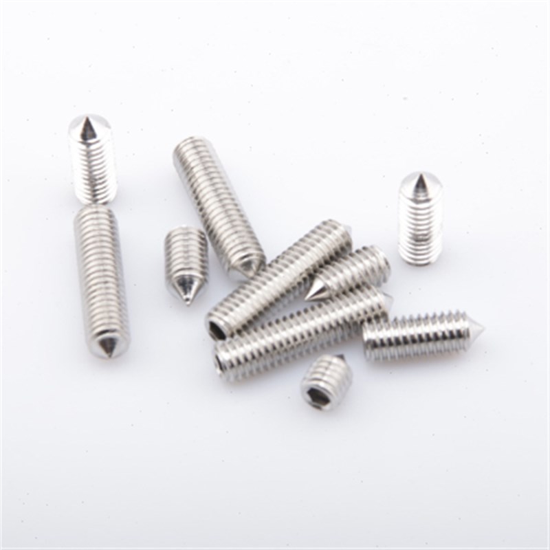 甄选304内六角紧定螺丝 顶丝 机米 止付螺丝DIN914M3-M12 60/