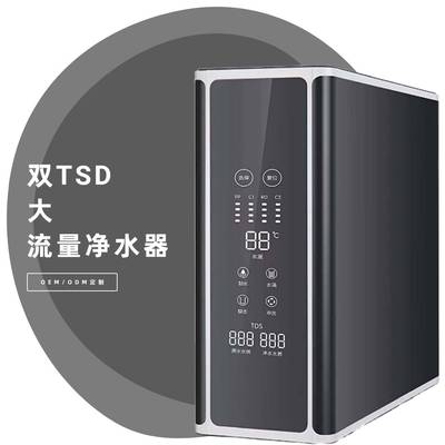 新净水器600G净水机RO反渗透纯水机家用厨房过滤器带漏水保护厂