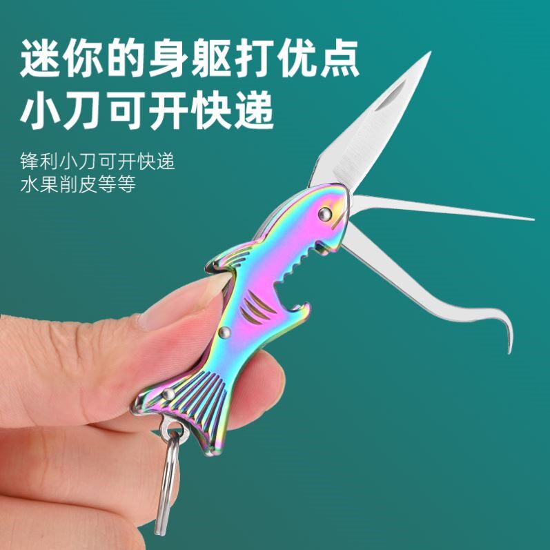 휴대용 칼 이쑤시개 익스프레스 도구 야외용 다기능 호신술 미니 칼 휴대형 키체인 칼