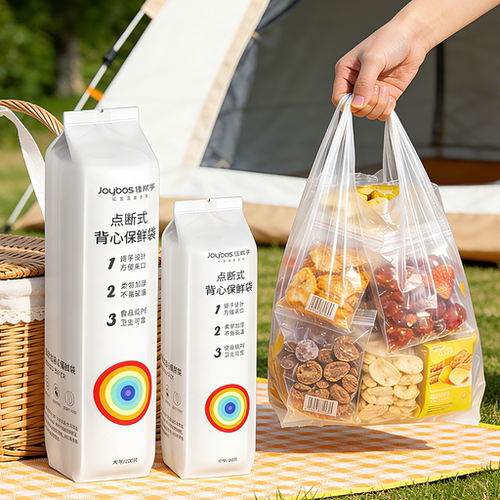 佳帮手背心式保鲜袋食品级家用食品袋一次性塑料袋子冰箱早餐袋