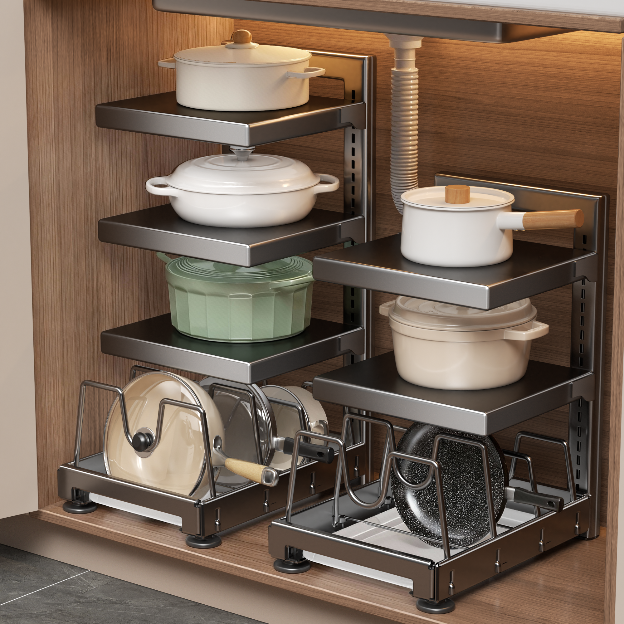 谢霆锋同款 下水槽空间高效利用！！！