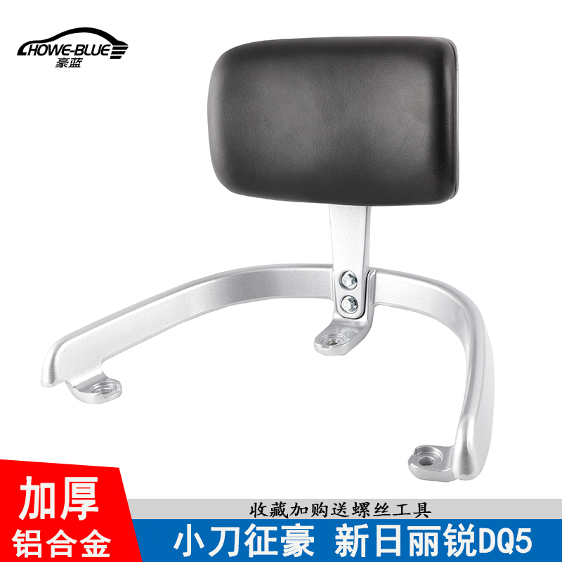 适用于小刀征豪新日丽锐DQ5大环星动绿源电动车靠背扶手尾翼货架