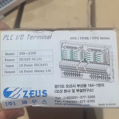 议价ZEUS制御 ZB-32R PLC I/O终端，未使用，可维修