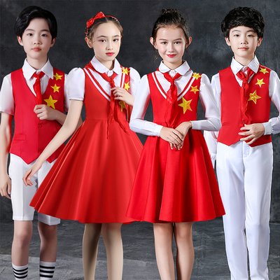 儿童演出服爱国表演服