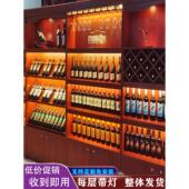 红酒展柜木柜酒展示架烟架茶叶展示柜葡萄酒红酒白酒展示柜陈列柜