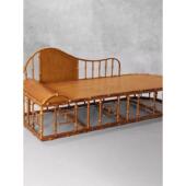 家具户外中式 竹椅床老式 筇竹椅明式 竹椅凳竹子靠背可躺可坐椅