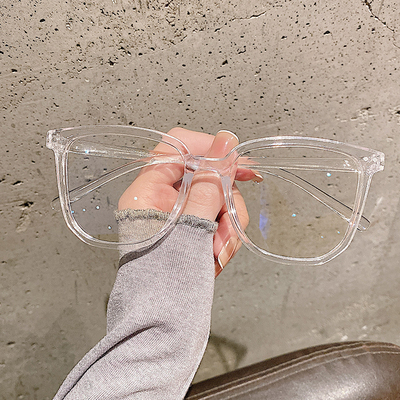 近视眼镜女有度数大框素颜网红同款学生韩版防辐射蓝光平光眼睛男