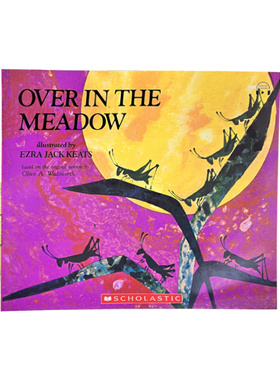 【限时特价 原价35 国际获奖原版英语绘本送音频和吴敏兰导读课】学乐《温暖的草地》体会亲子温馨时光Over in the Meadow 绘世界