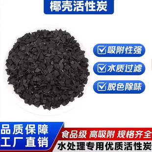 食品级活性炭滤料家庭饮用水处理净化器白酒用过滤散装 椰壳活性碳