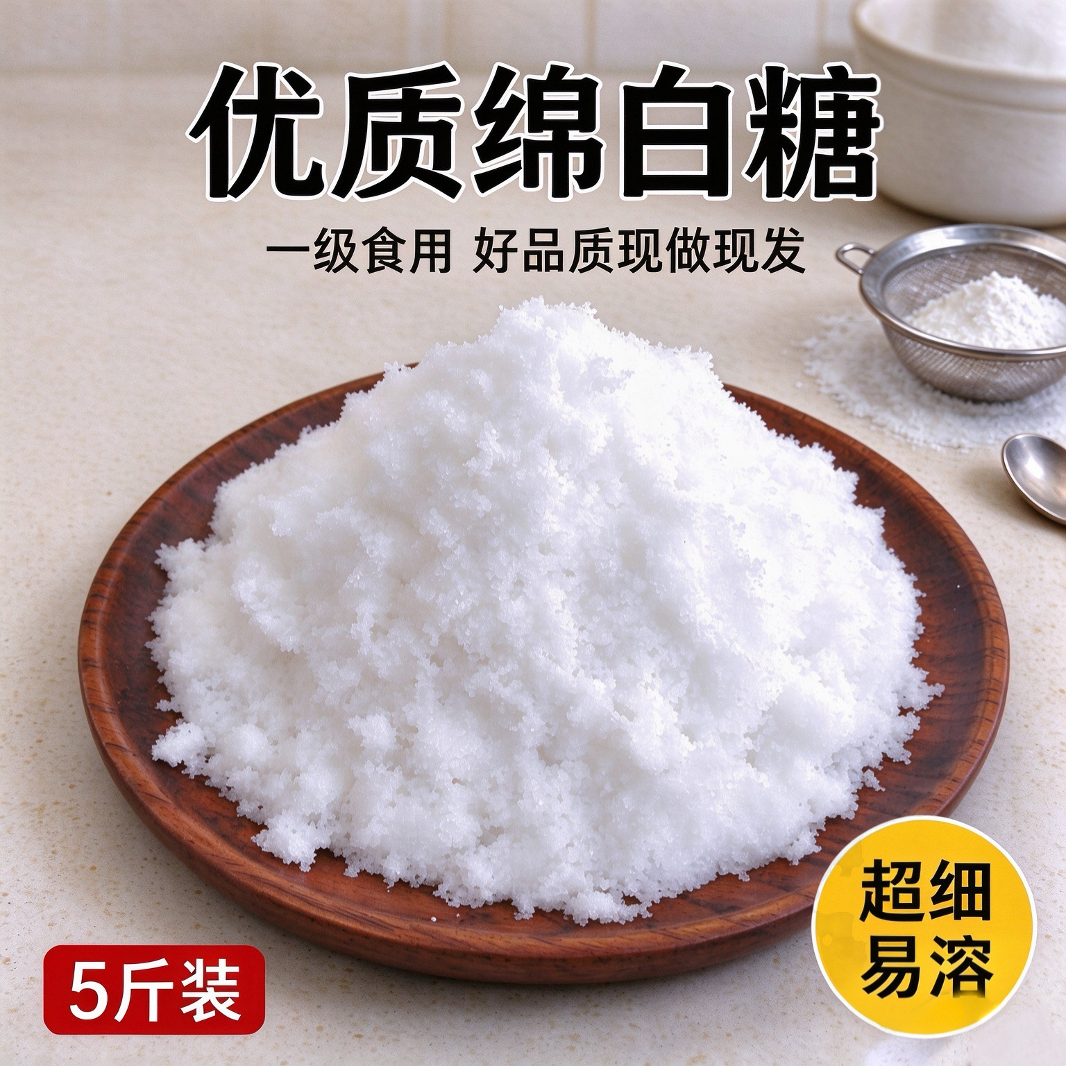 优质一级超细绵白糖商用家用包邮