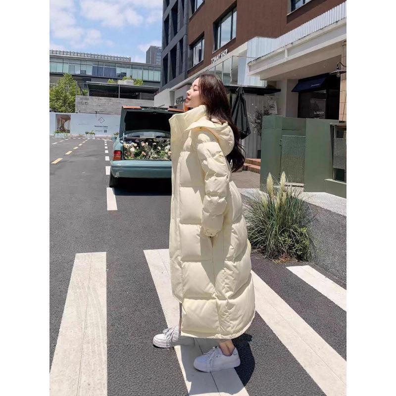 cv凸乆鸟羽绒服男女超长过膝加厚冬季情侣宽松爆中戏官方旗舰店