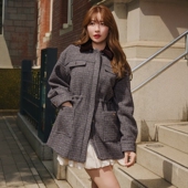 lip 奥迪恩连帽外套 Her 秋冬百搭优雅时尚 气质显瘦复古风简约