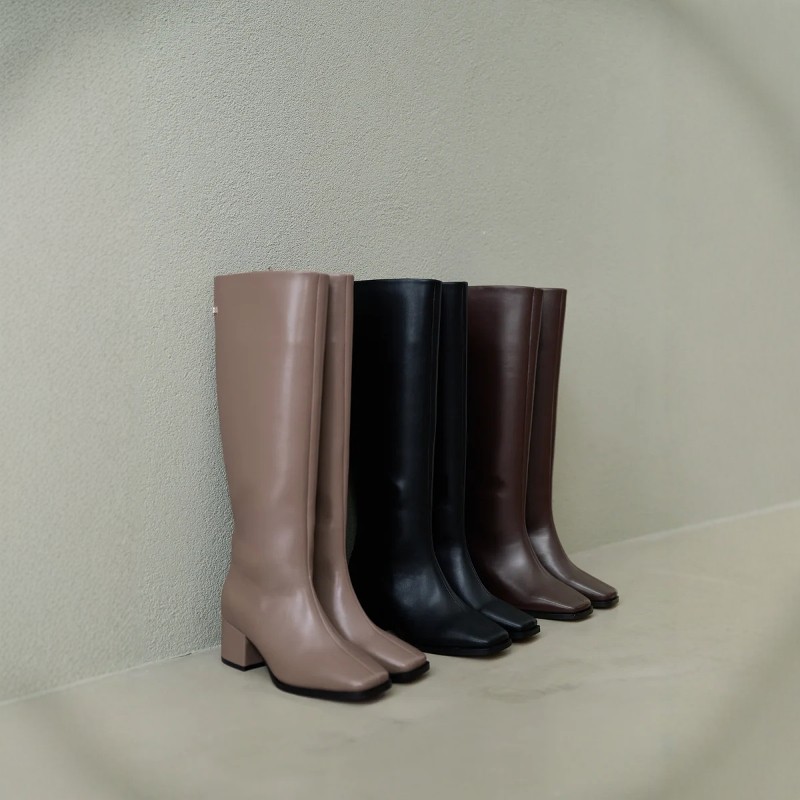 Her lip to官方正品后开衩长靴【日本直邮不 退 换】优雅百搭创意