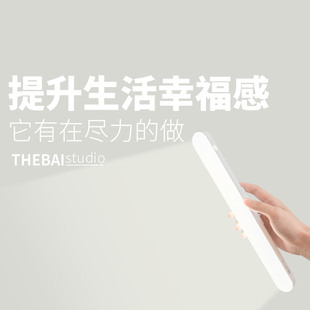 THEBAI台灯LED可调节角度色温亮度酷毙灯磁吸充电宿舍学生用遥控