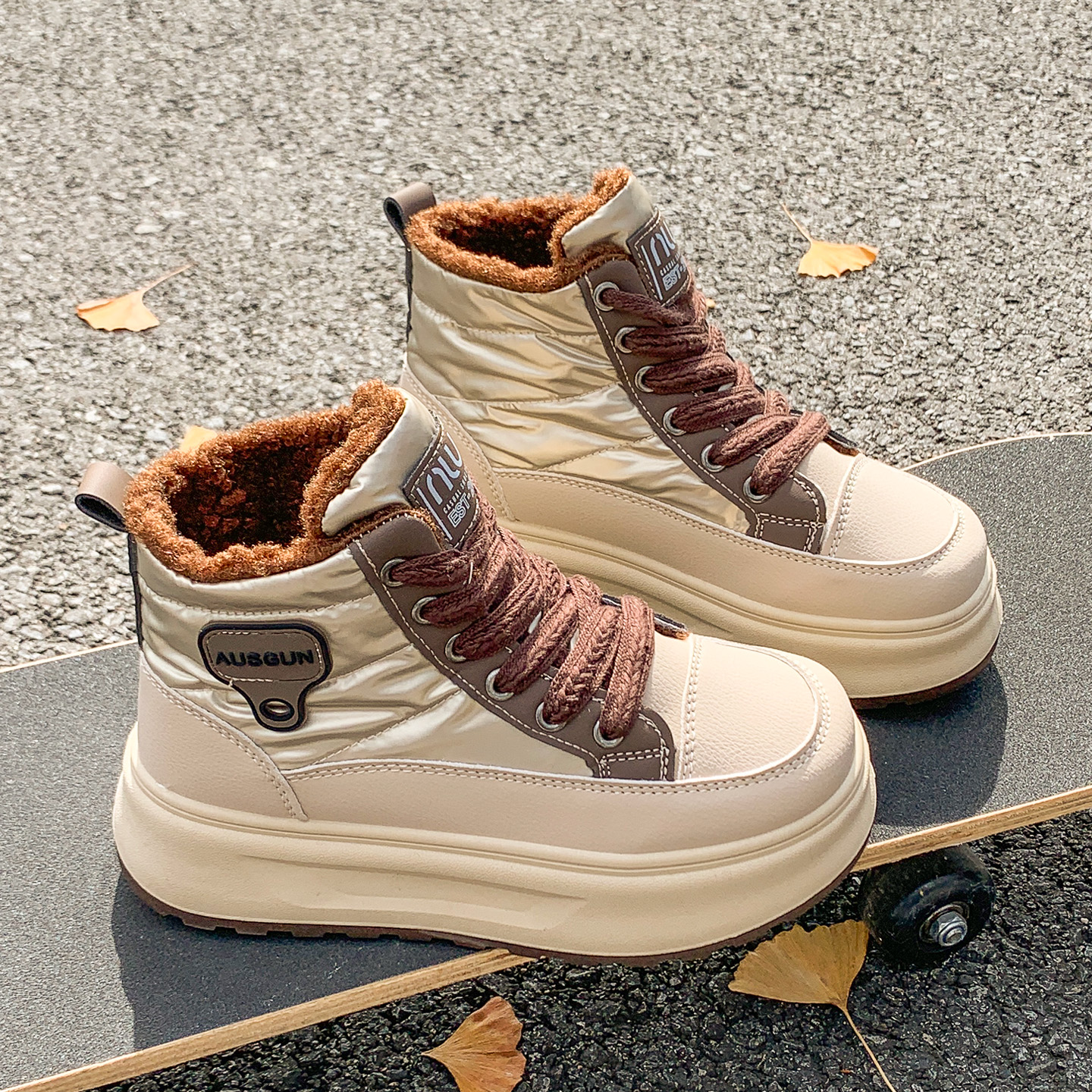 哈尔滨加绒加厚保暖高帮棉鞋