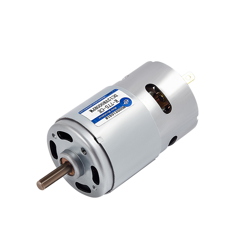 775DC直流减速微型电机 高速大扭力马达12V24V滚珠轴承小型电动机