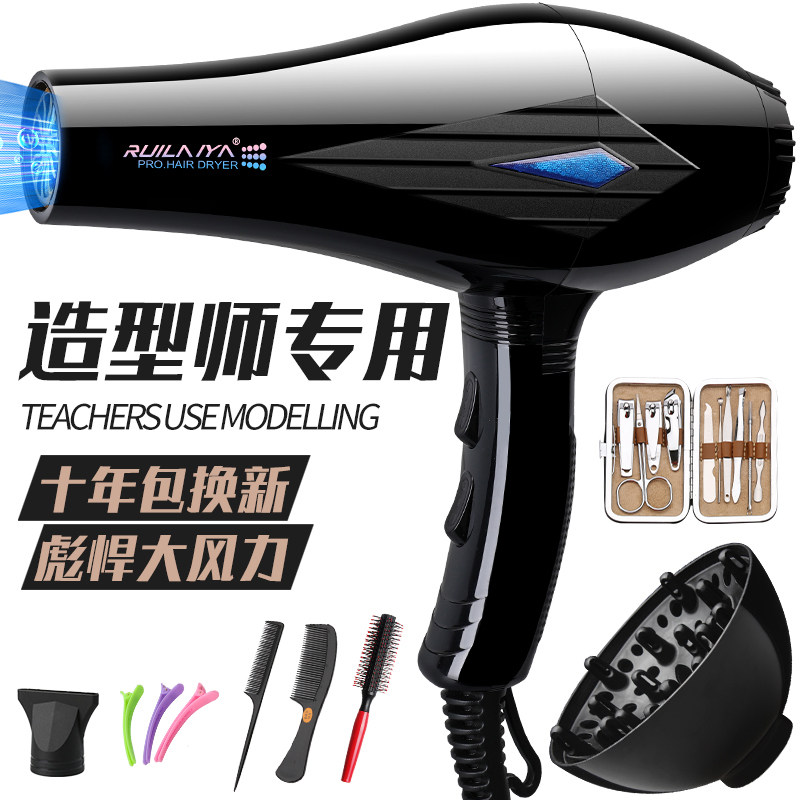 瑞莱雅发廊电吹风机超大功率9000家用发型师5000理发店专用3000w