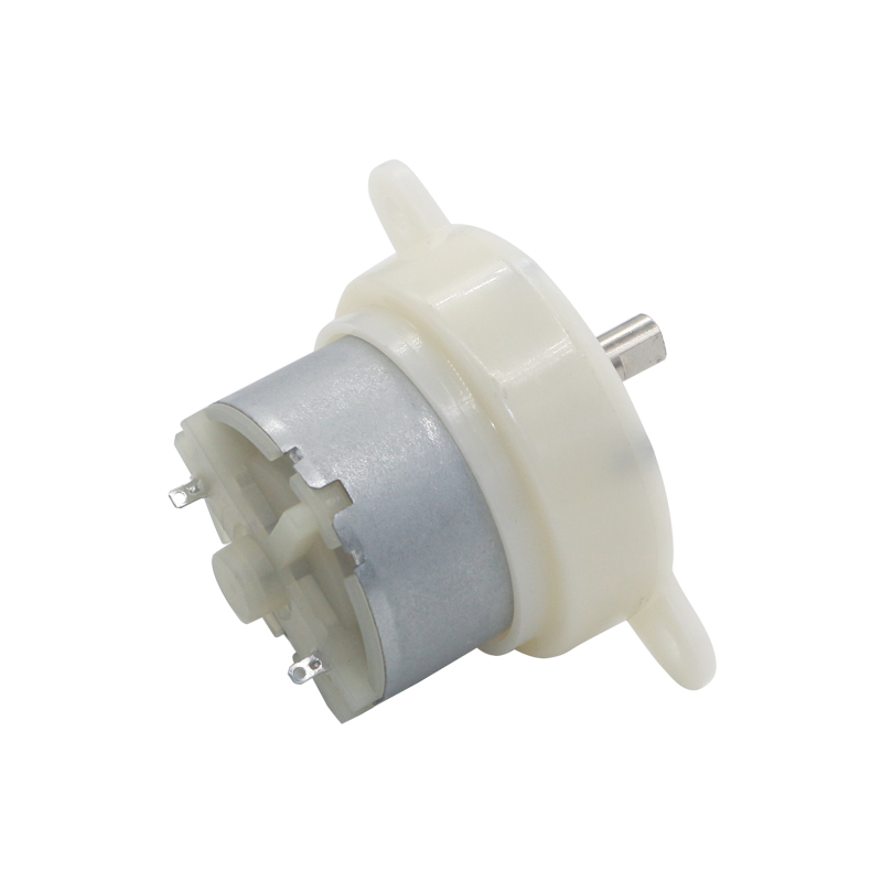 JS40直流微型减速电机DC12V24V10转塑料齿轮旋转正反转低速小马达