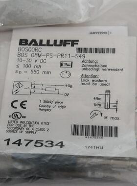 BALLUFF巴鲁夫 BOS00RC  BOS 08M-PS