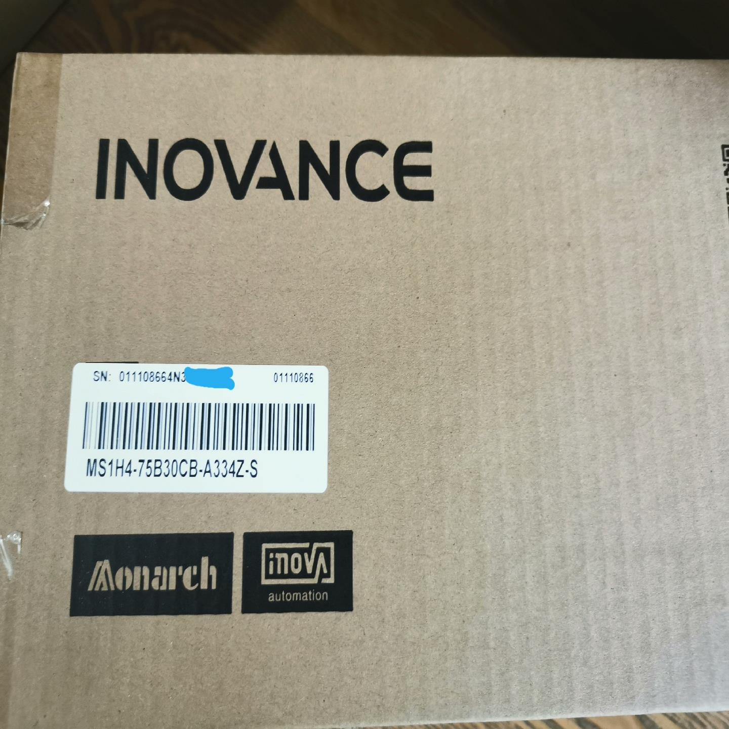 汇川，MS1H4-75B30CB-A334Z-S，伺服电机。