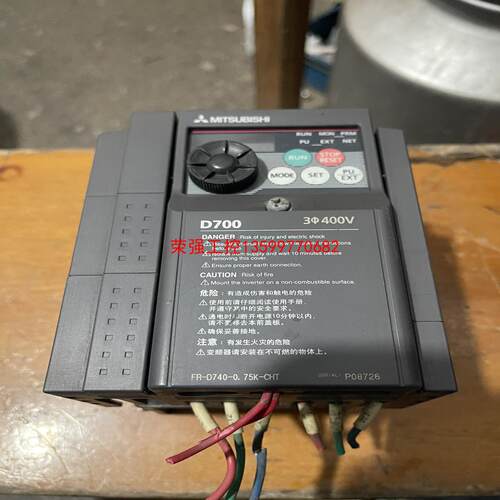 【荣强工控】三菱变频器FR-D740-0.75K-CHT/0.75KW/
