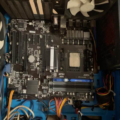 （设备配件）转拆机-970-ds3p主板， fx8300cpu