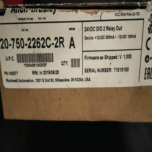 20-750-2262c-2r    全新原装正品拆封，需要