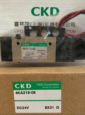 CKD电磁阀4KA219-06-DC24V 4KA219-06-AC220V 4KA210-06-L议价