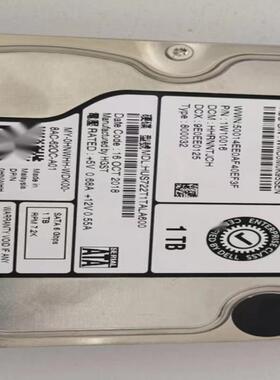 出4个西数/戴尔日立戴尔 HUS722T1TALA600 机