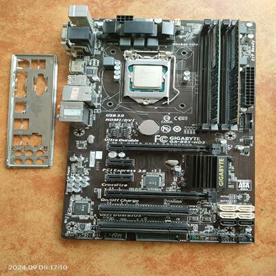 （设备配件）技嘉GA-B85-HD3主板，大板，i7-4770cpu，8